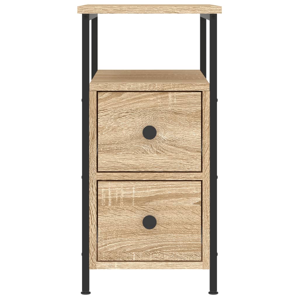 Nattbord Sengbord Sonoma Eik 30x60x60 cm