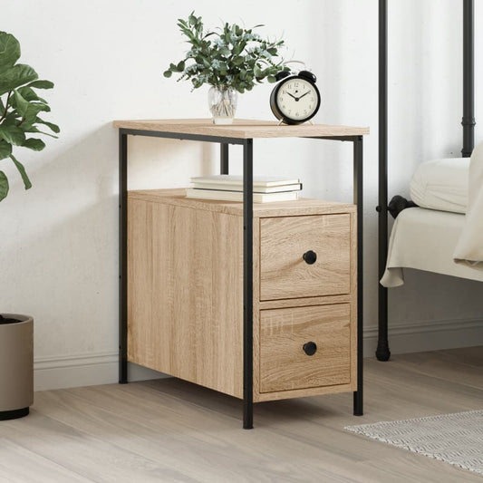 Nattbord Sengbord Sonoma Eik 30x60x60 cm