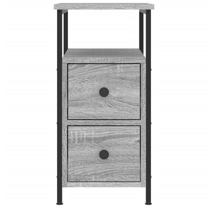 Nattbord Sengbord Sonoma Grå 30x60x60 cm