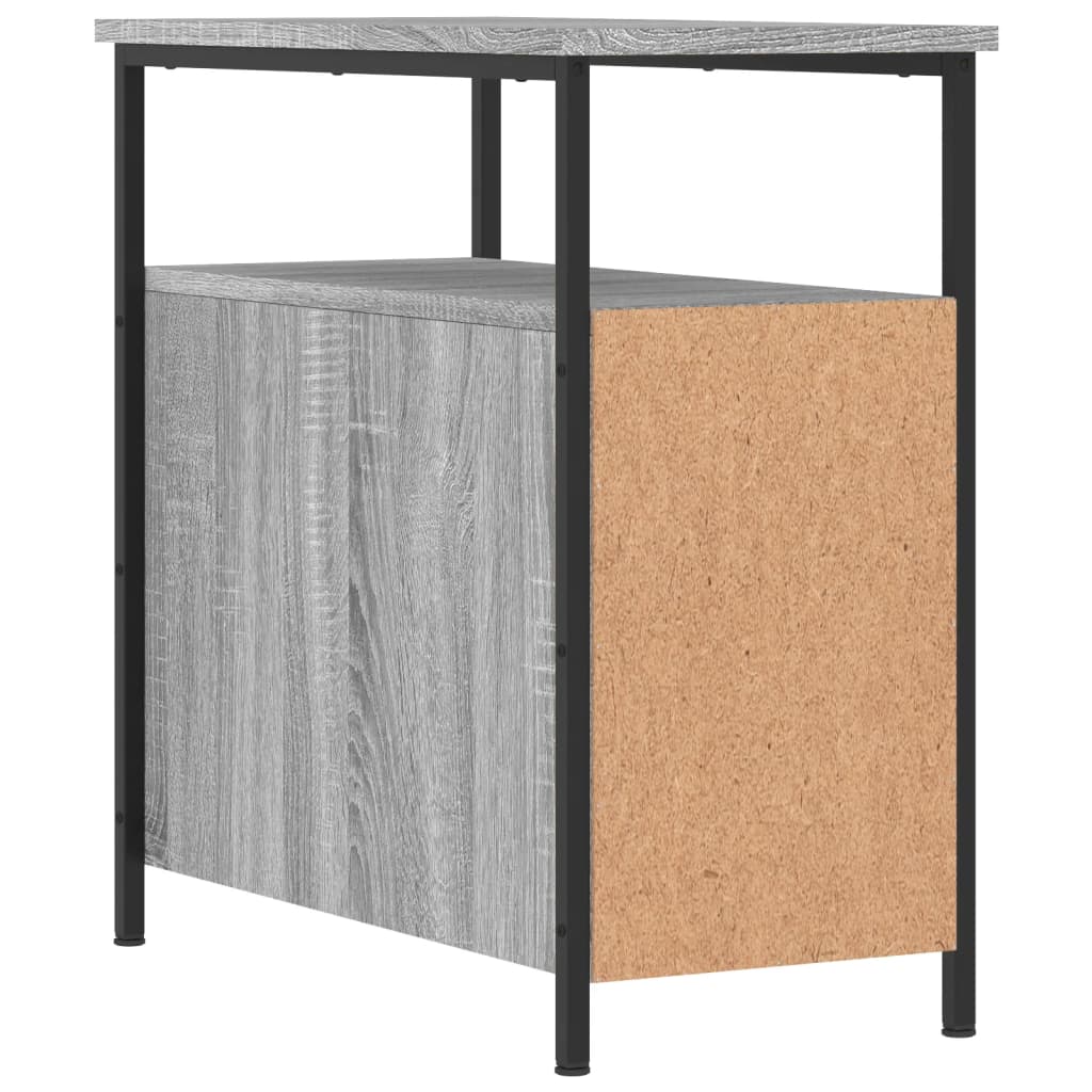 Nattbord Sengbord Sonoma Grå 30x60x60 cm