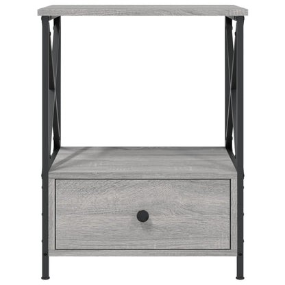 Nattbord Sengbord Sonoma Grå 50x41x65 cm
