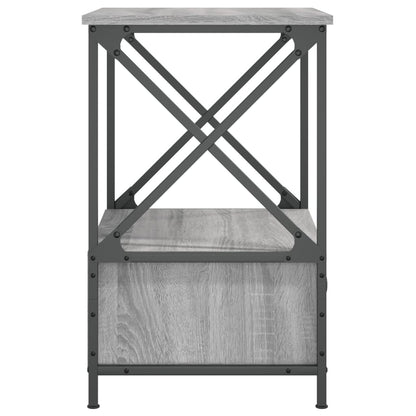 Nattbord Sengbord Sonoma Grå 50x41x65 cm
