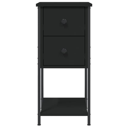 Nattbord Sengbord Svart 32x42x70 cm