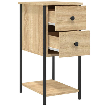 Nattbord Sengbord Sonoma Eik 32x42x70 cm