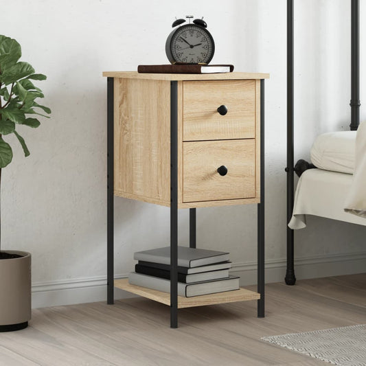 Nattbord Sengbord Sonoma Eik 32x42x70 cm