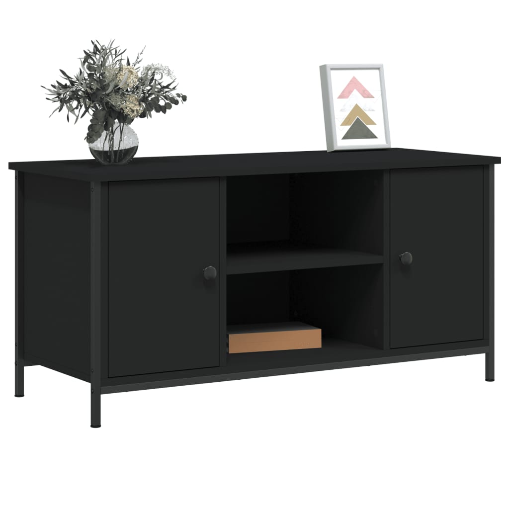 TV-Møbel Svart TV-benk 100x40x50 cm