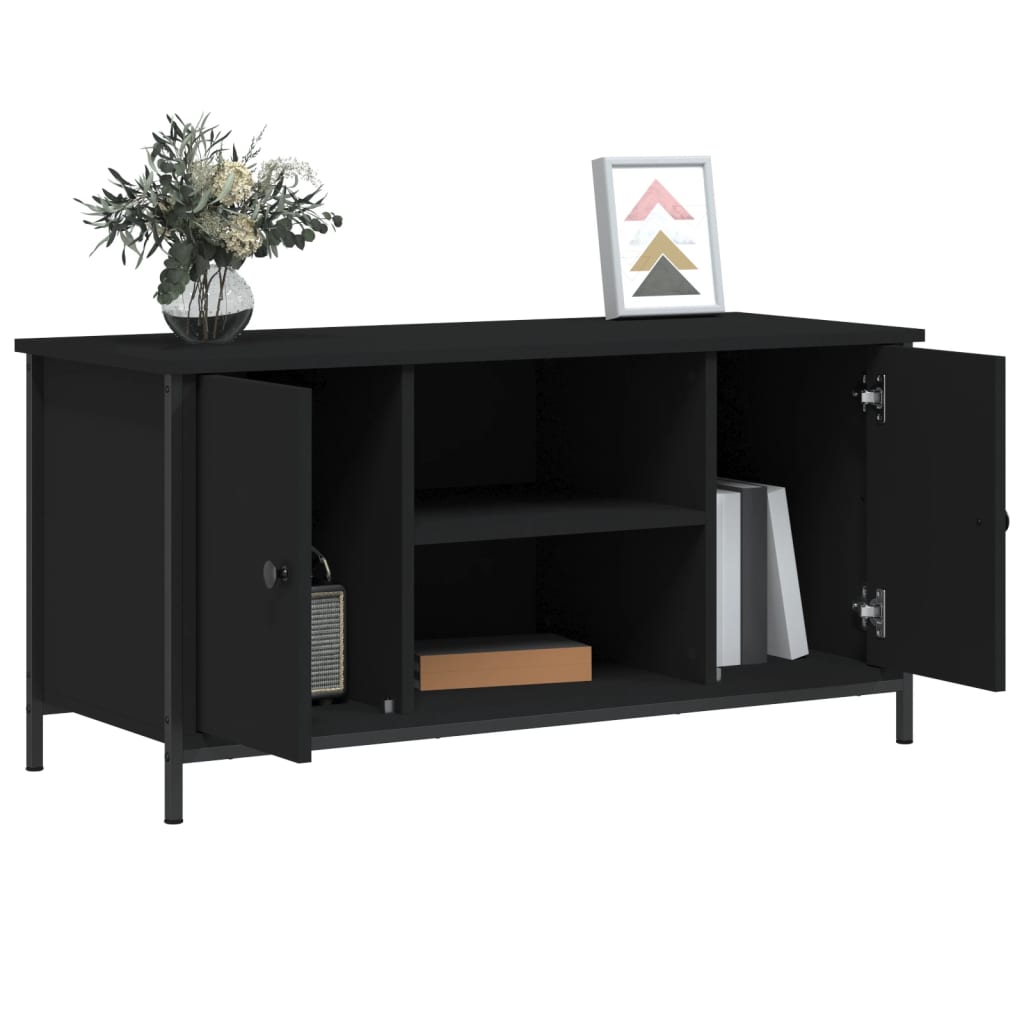 TV-Møbel Svart TV-benk 100x40x50 cm