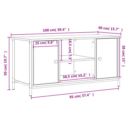 TV-Møbel Sonoma Eik TV-benk 100x40x50 cm