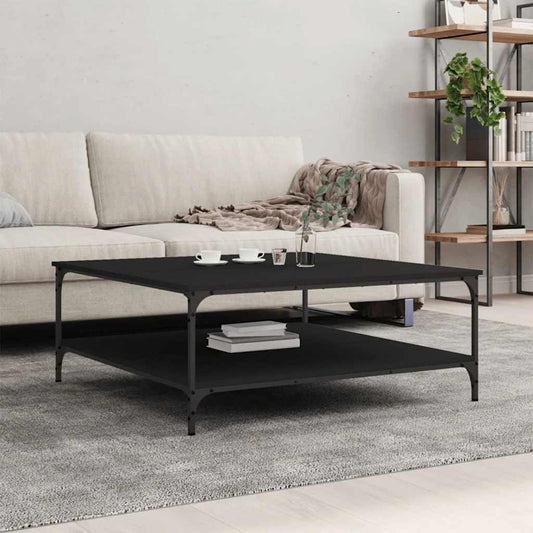 Salongbord Sofabord Svart 100x100x40 cm