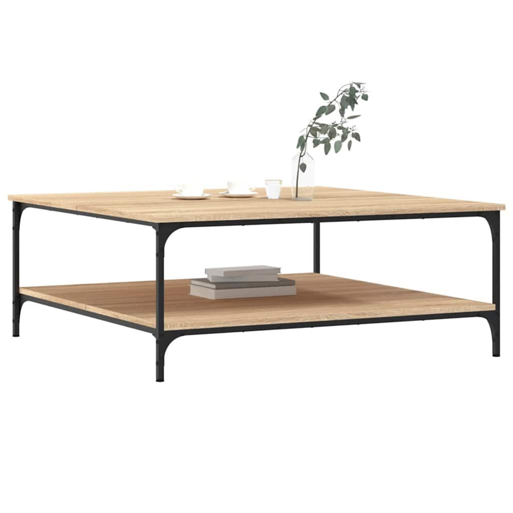 Salongbord Sofabord Sonoma Eik 100x100x40 cm