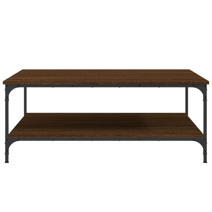 Salongbord Sofabord Brun Eik 100x100x40 cm