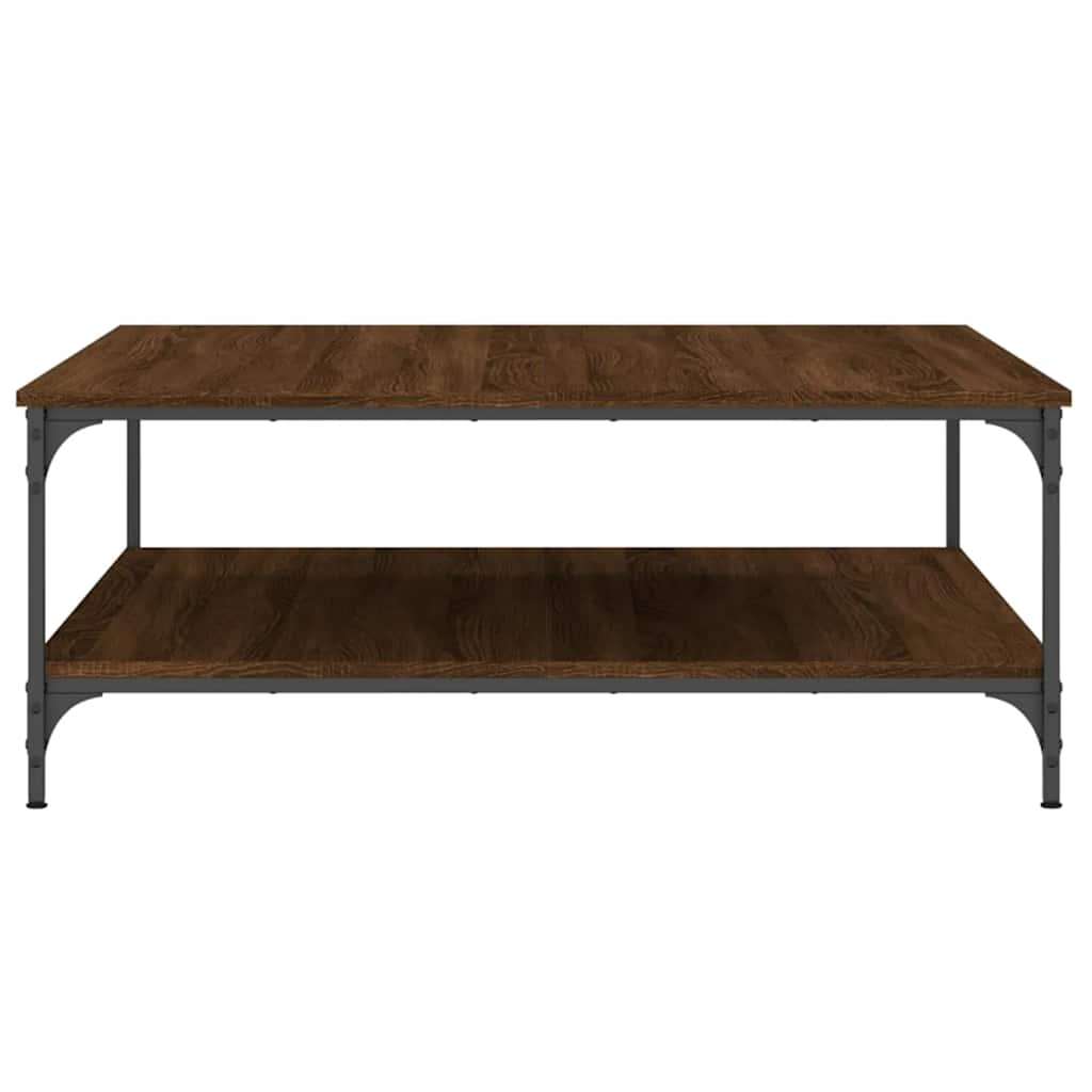 Salongbord Sofabord Brun Eik 100x100x40 cm