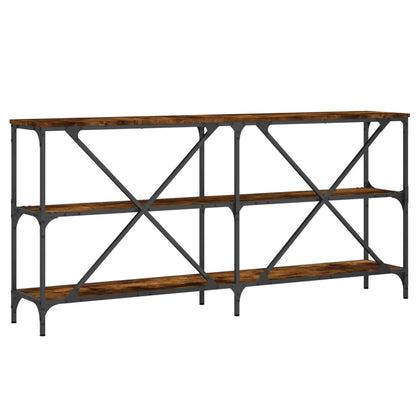 Avlastningsbord konsollbord Røkt Eik 160x30x75 cm