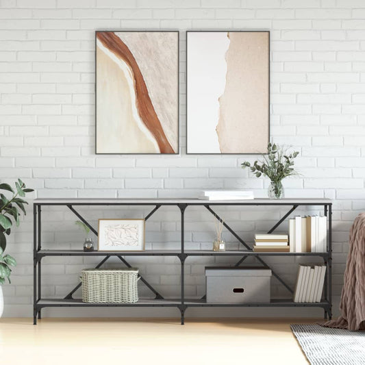 Avlastningsbord konsollbord Sonoma Grå 180x30x75 cm