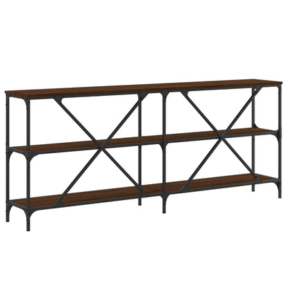 Avlastningsbord konsollbord Brun Eik 180x30x75 cm