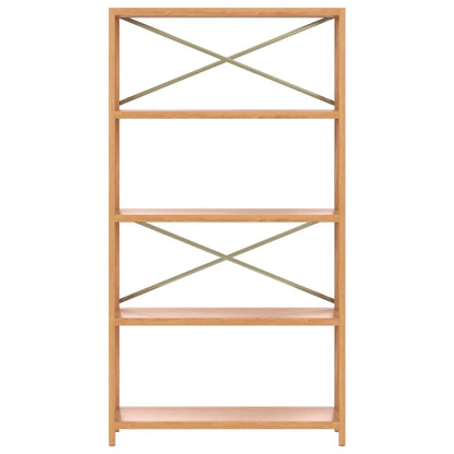Bokhylle Tre 5 etasjer 80x30x146 cm heltre eik