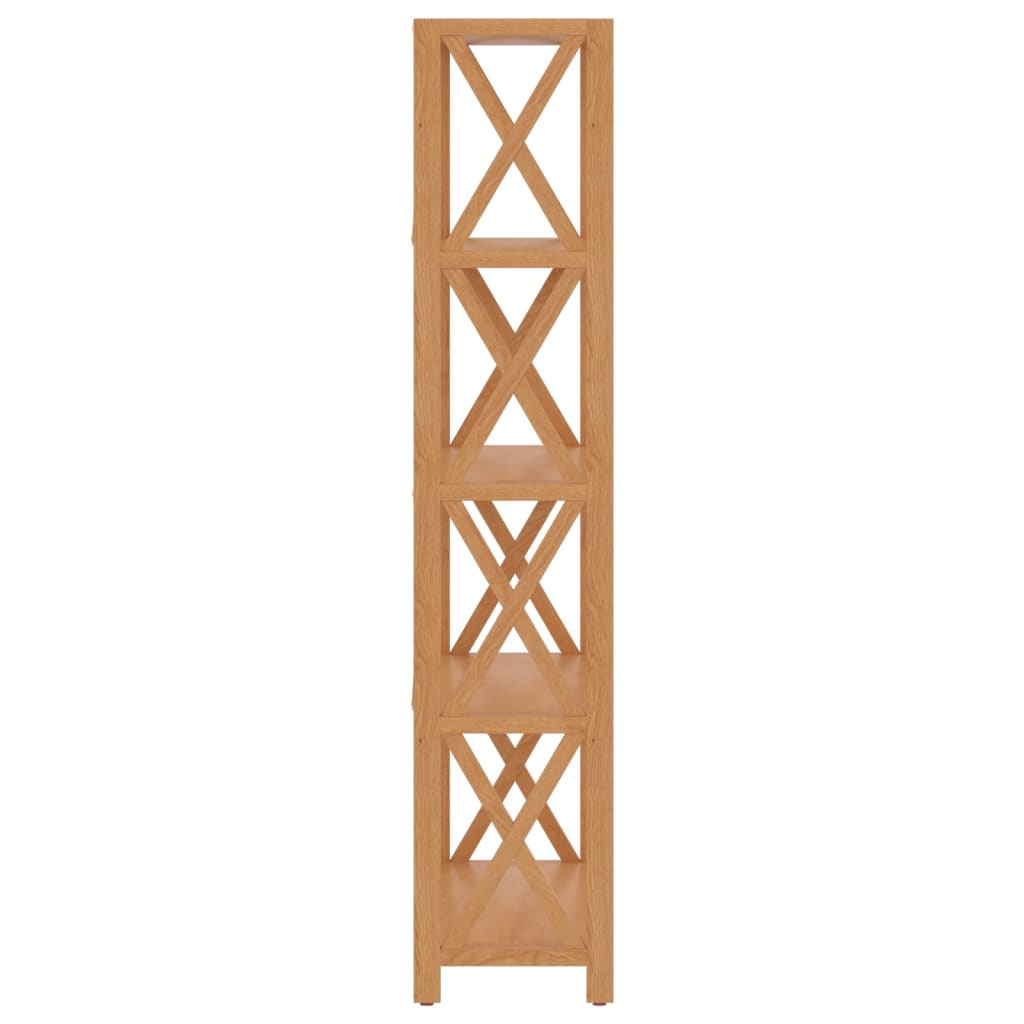 Bokhylle Tre 5 etasjer 80x30x146 cm heltre eik
