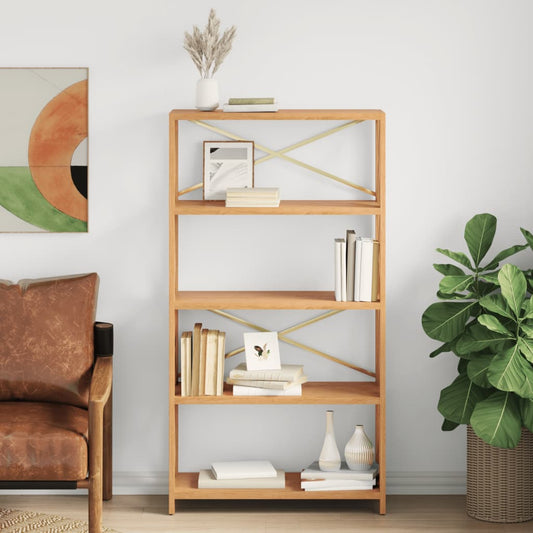 Bokhylle Tre 5 etasjer 80x30x146 cm heltre eik