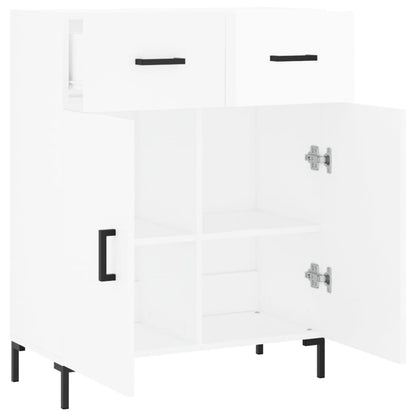 Skjenk Høyglans Hvit 69,5x34x90 cm
