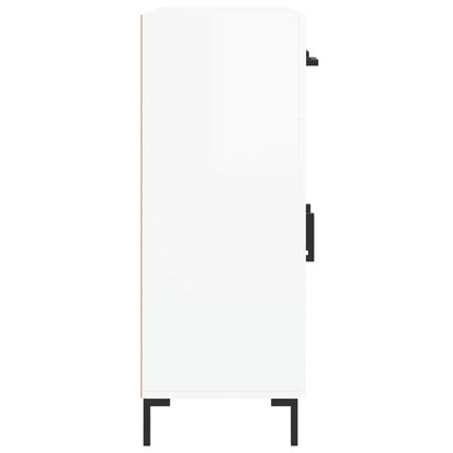 Skjenk Høyglans Hvit 69,5x34x90 cm