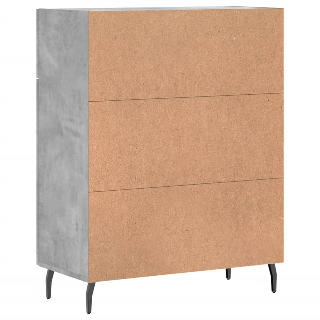 Skjenk Betonggrå 69,5x34x90 cm