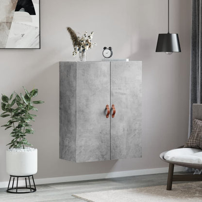Veggskap Betonggrå 69,5x34x90 cm