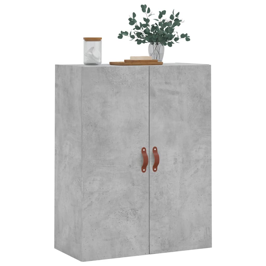 Veggskap Betonggrå 69,5x34x90 cm