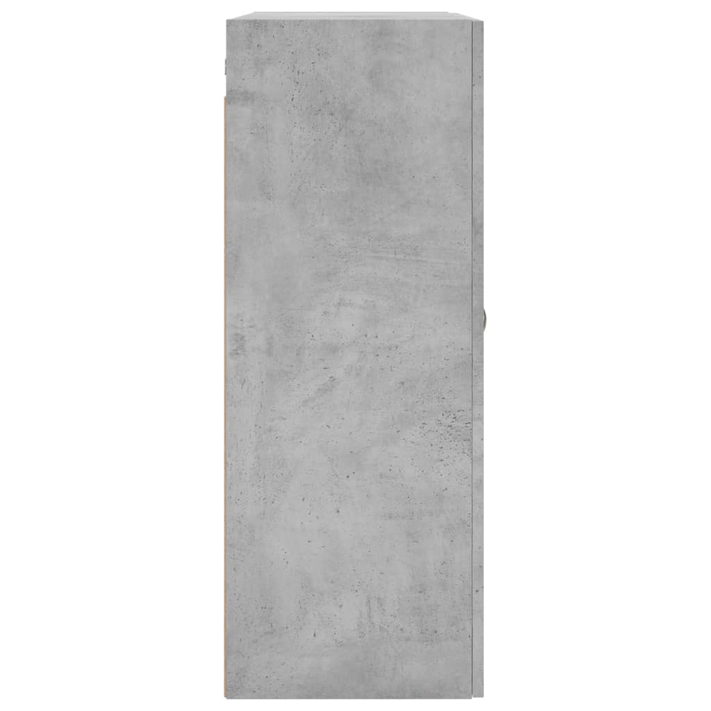 Veggskap Betonggrå 69,5x34x90 cm
