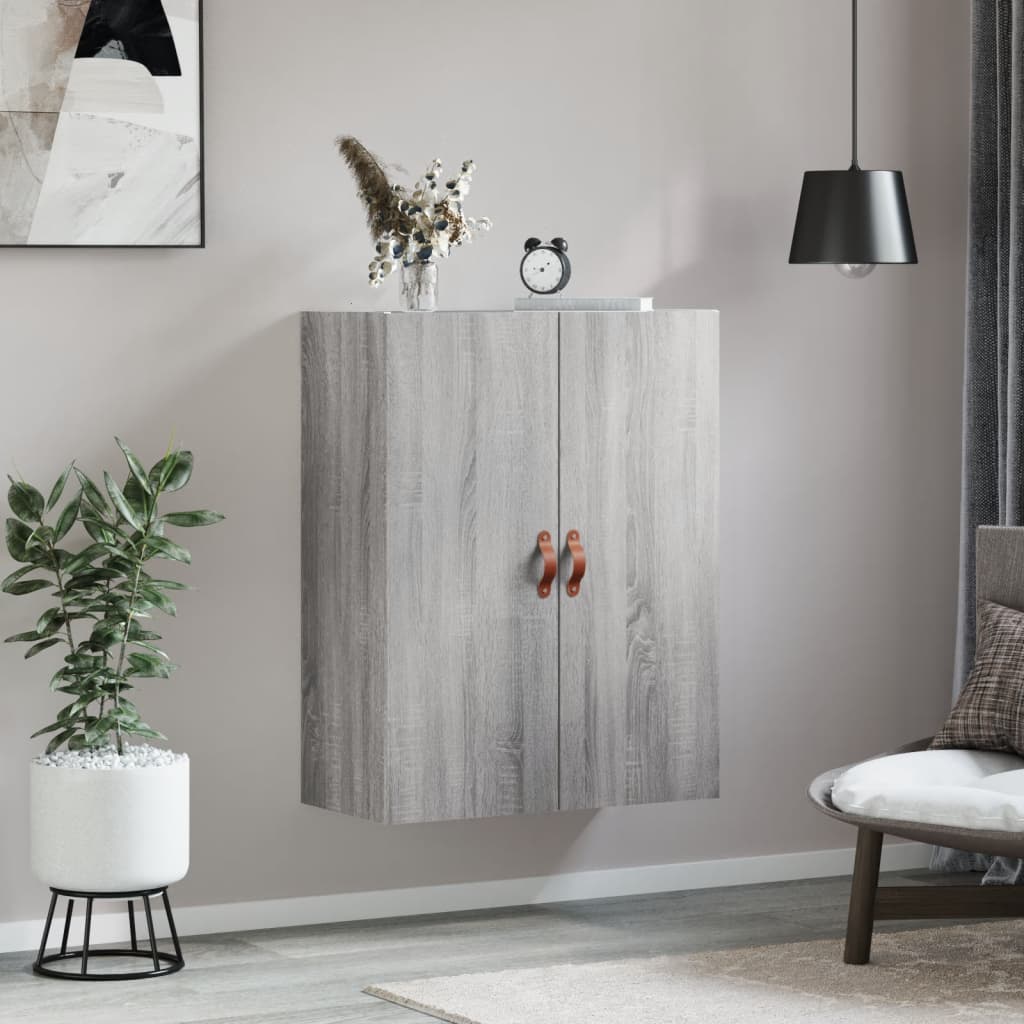 Veggskap Sonoma Grå 69,5x34x90 cm