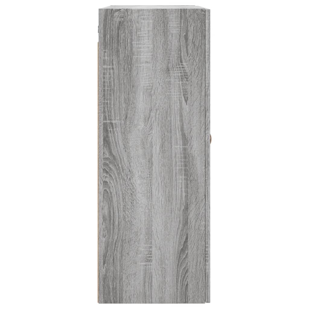 Veggskap Sonoma Grå 69,5x34x90 cm