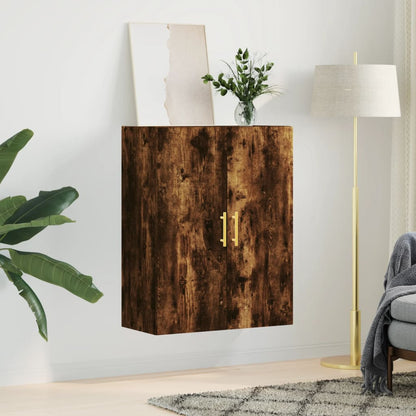 Veggskap Røkt Eik 69,5x34x90 cm