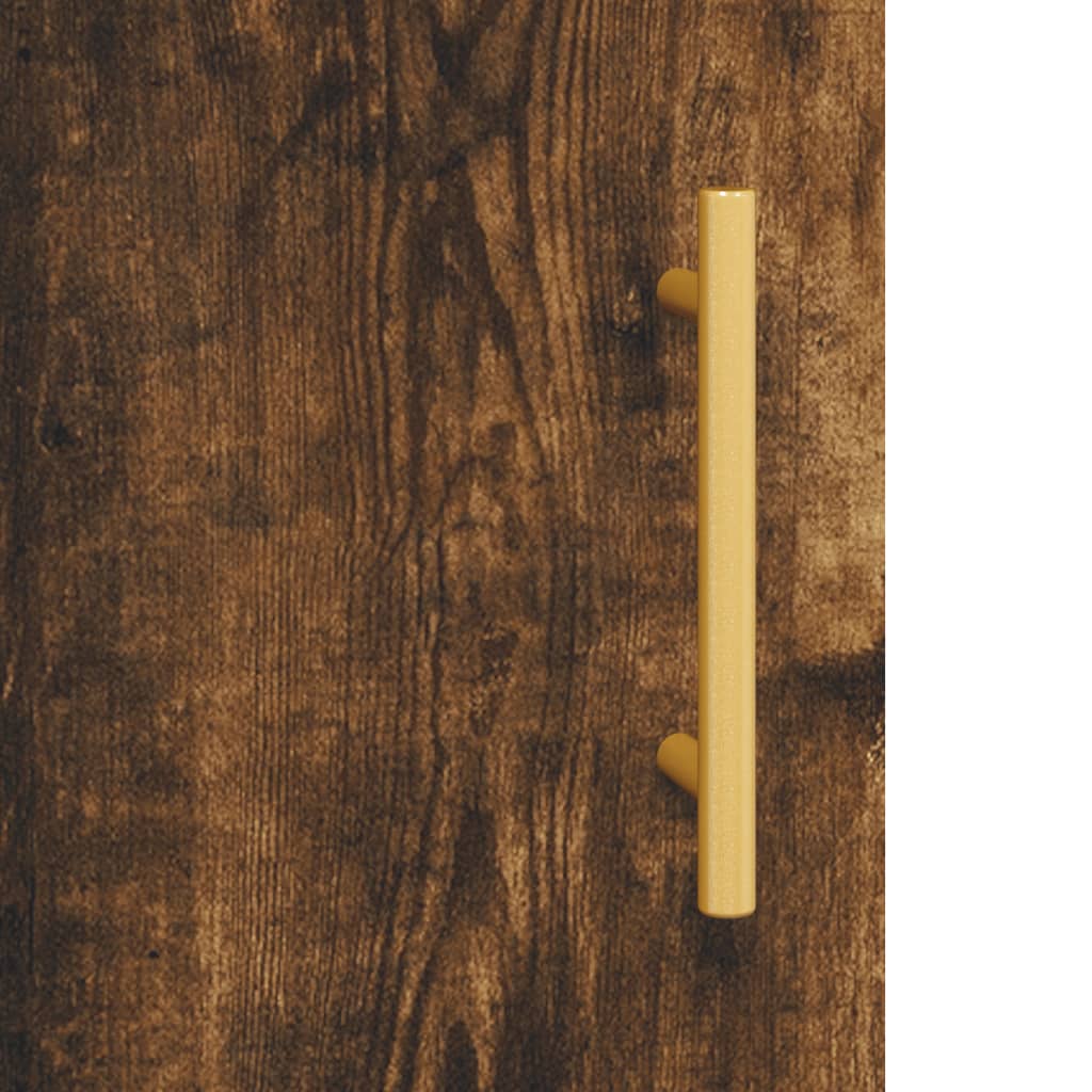 Veggskap Røkt Eik 69,5x34x90 cm