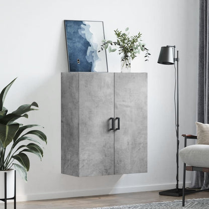 Veggskap Betonggrå 69,5x34x90 cm