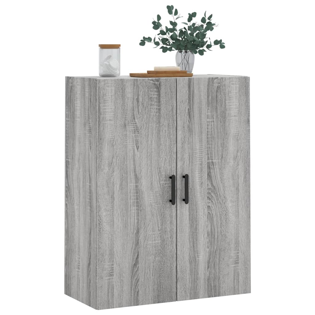 Veggskap Sonoma Grå 69,5x34x90 cm
