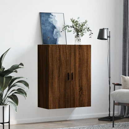 Veggskap Brun Eik 69,5x34x90 cm