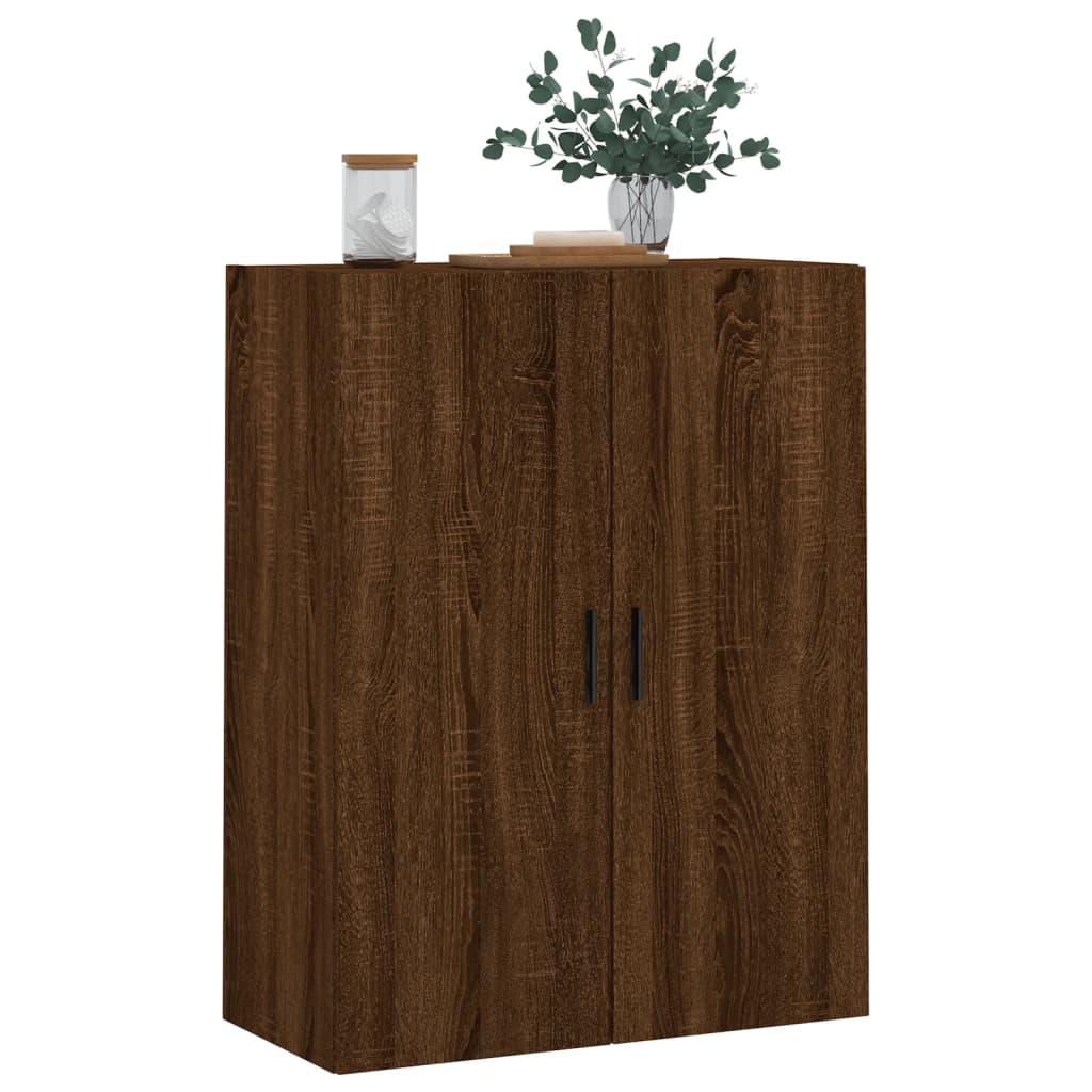 Veggskap Brun Eik 69,5x34x90 cm