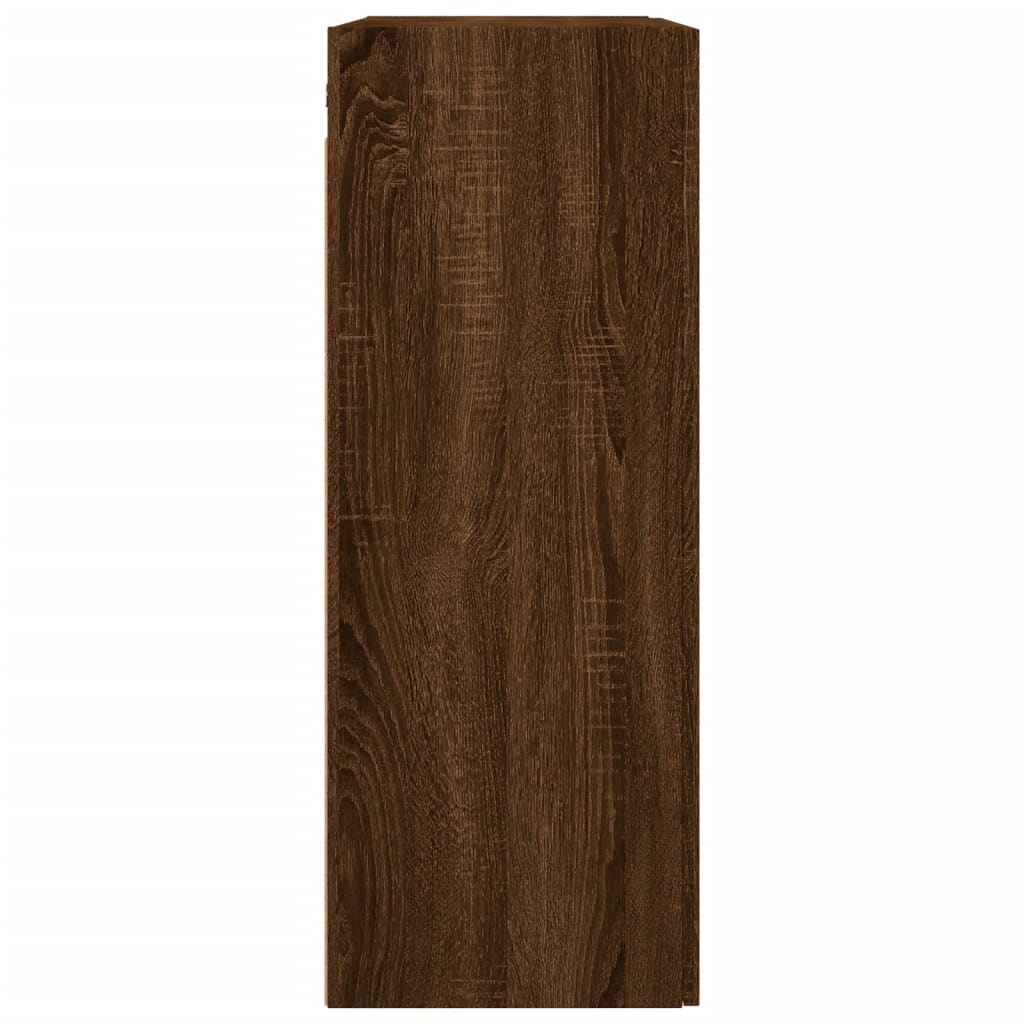 Veggskap Brun Eik 69,5x34x90 cm