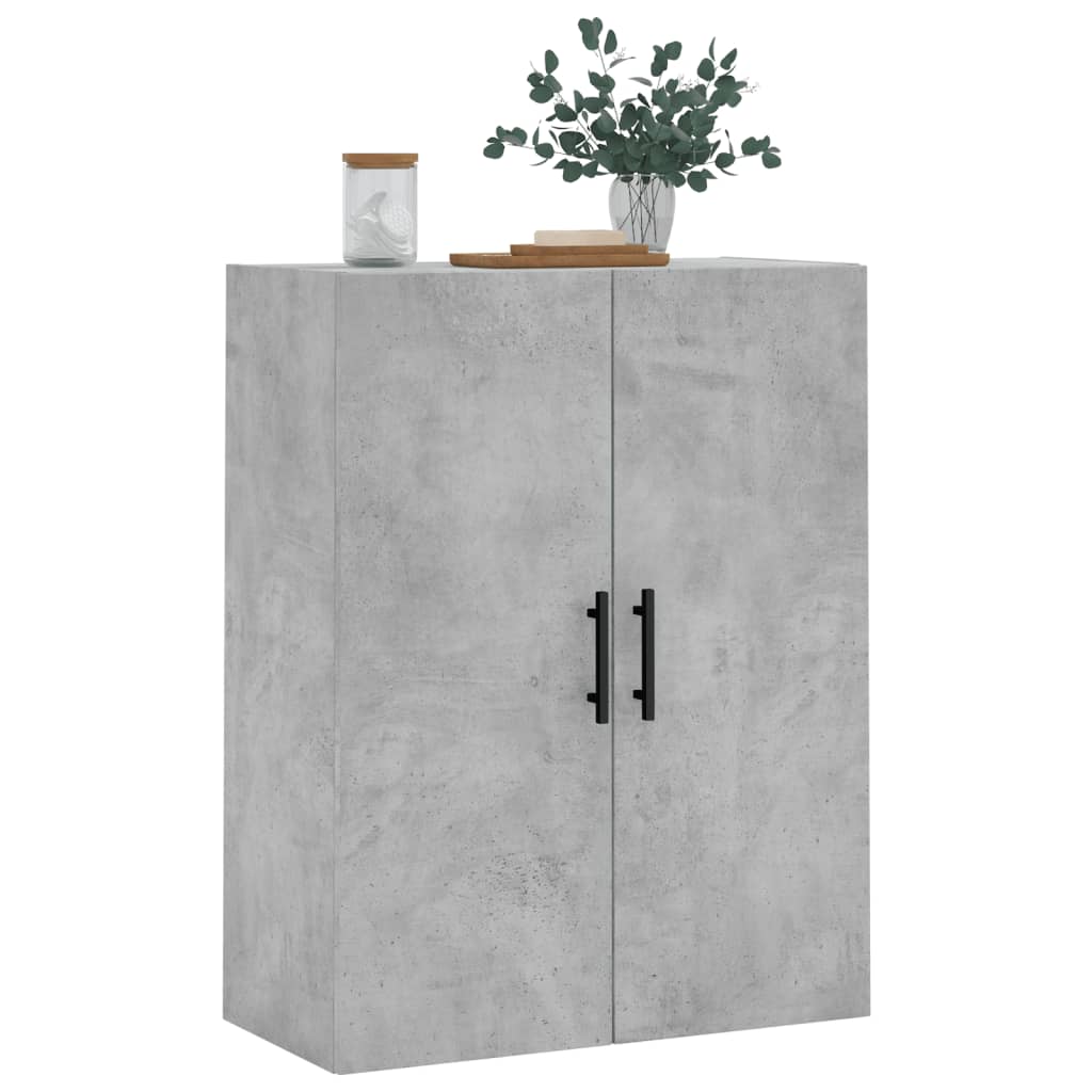 Veggskap Betonggrå 69,5x34x90 cm