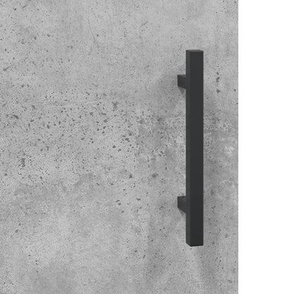 Veggskap Betonggrå 69,5x34x90 cm