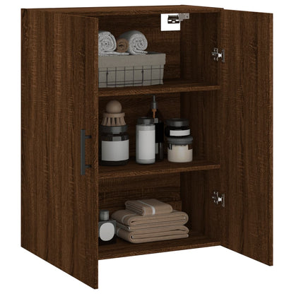 Veggskap Brun Eik 69,5x34x90 cm