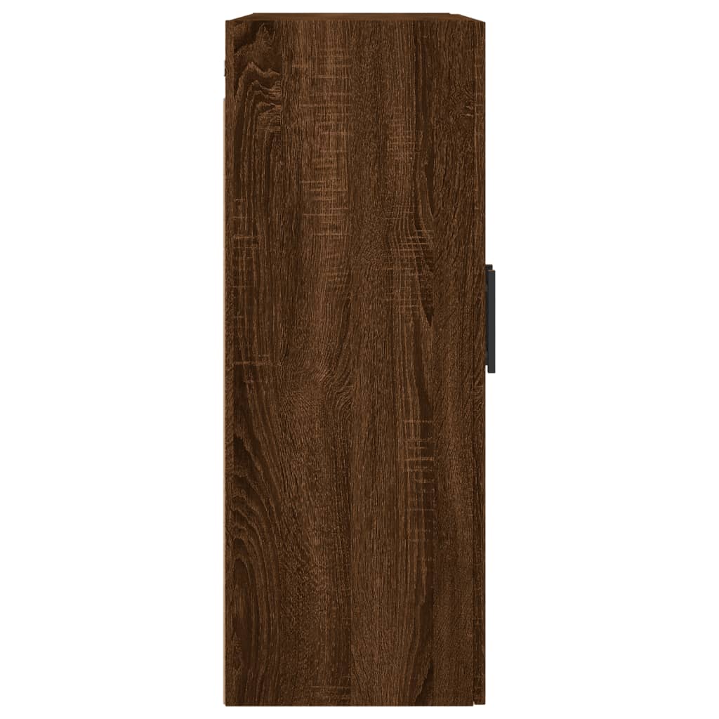 Veggskap Brun Eik 69,5x34x90 cm