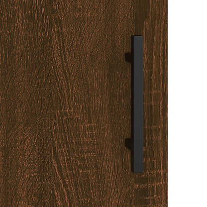 Veggskap Brun Eik 69,5x34x90 cm