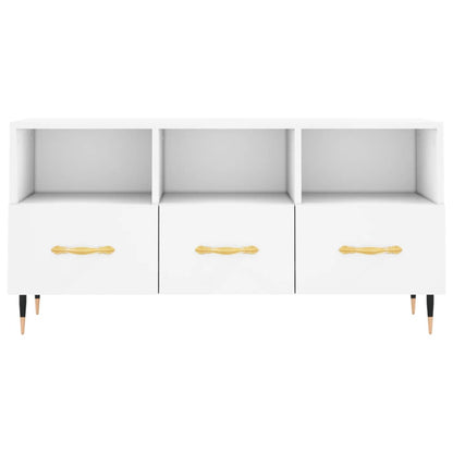 TV-Møbel Hvit Tv-benk 102x36x50 cm