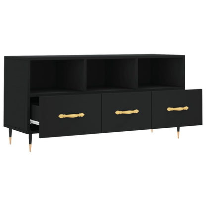 TV-Møbel Svart TV-benk 102x36x50 cm