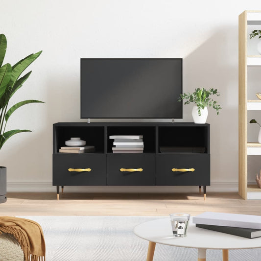 TV-Møbel Svart TV-benk 102x36x50 cm