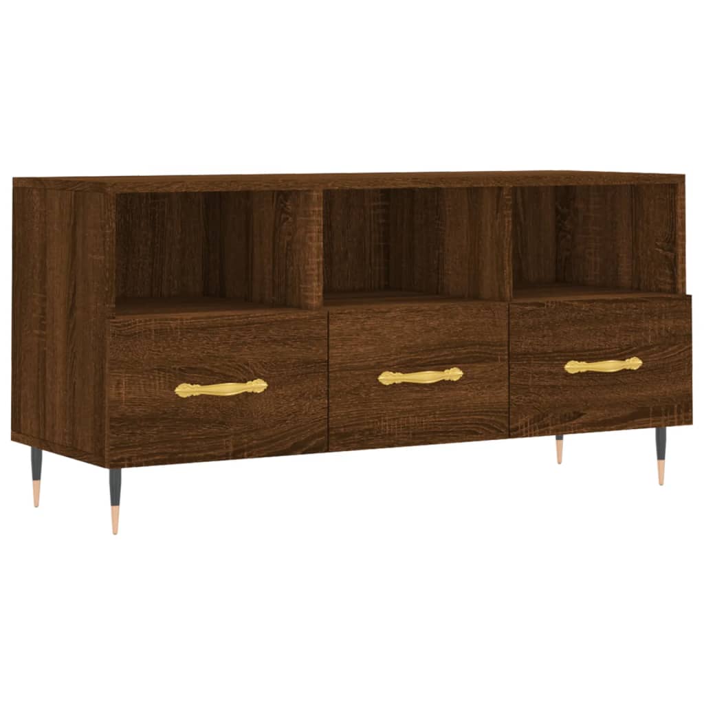 TV-Møbel Brun Eik TV-benk 102x36x50 cm