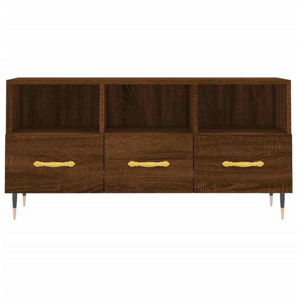 TV-Møbel Brun Eik TV-benk 102x36x50 cm