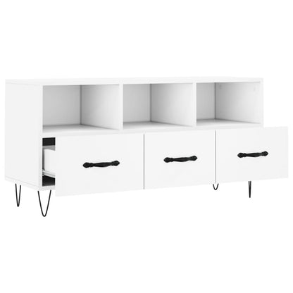 TV-Møbel Hvit TV-benk 102x36x50 cm