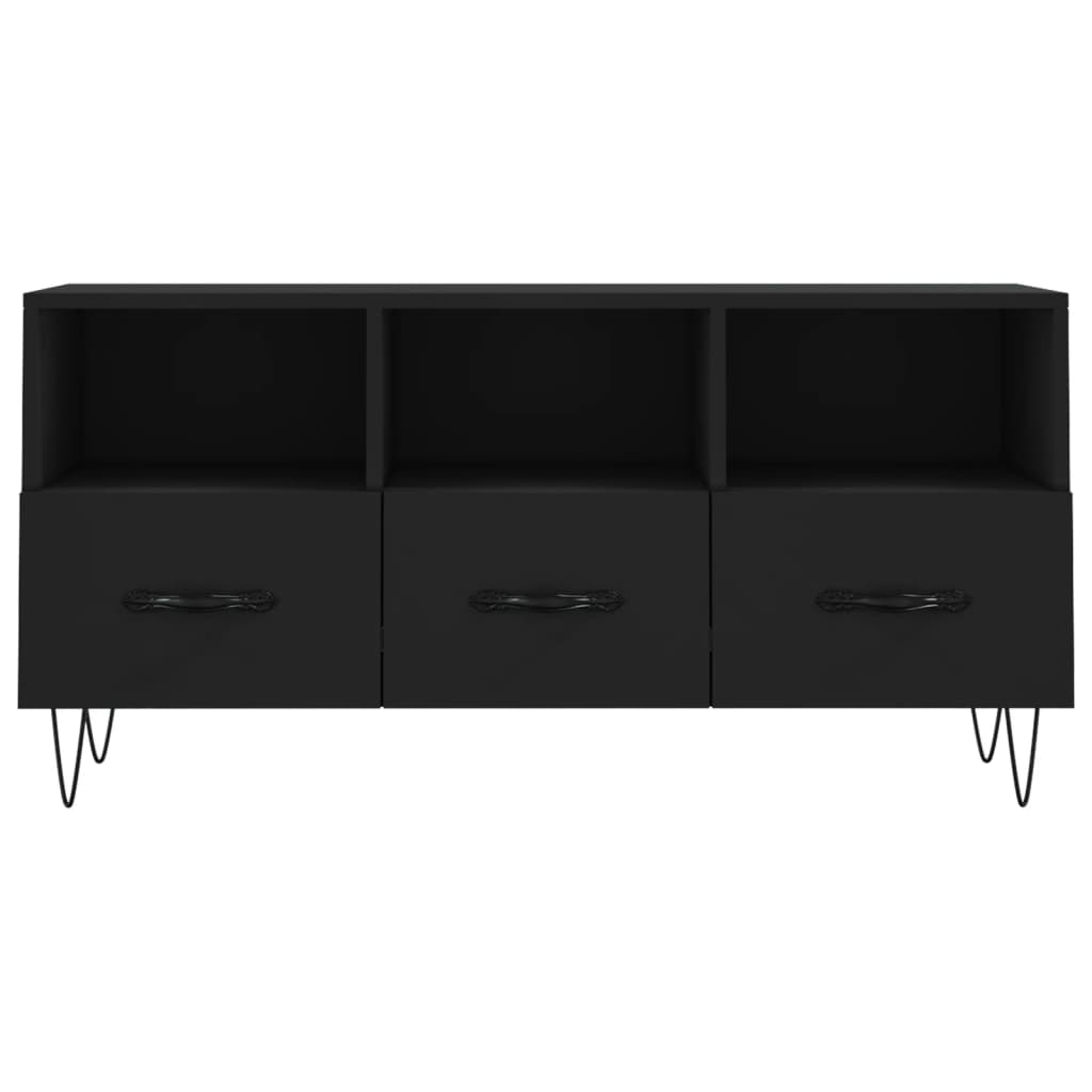 TV-Møbel Svart TV-benk 102x36x50 cm