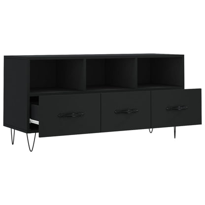 TV-Møbel Svart TV-benk 102x36x50 cm